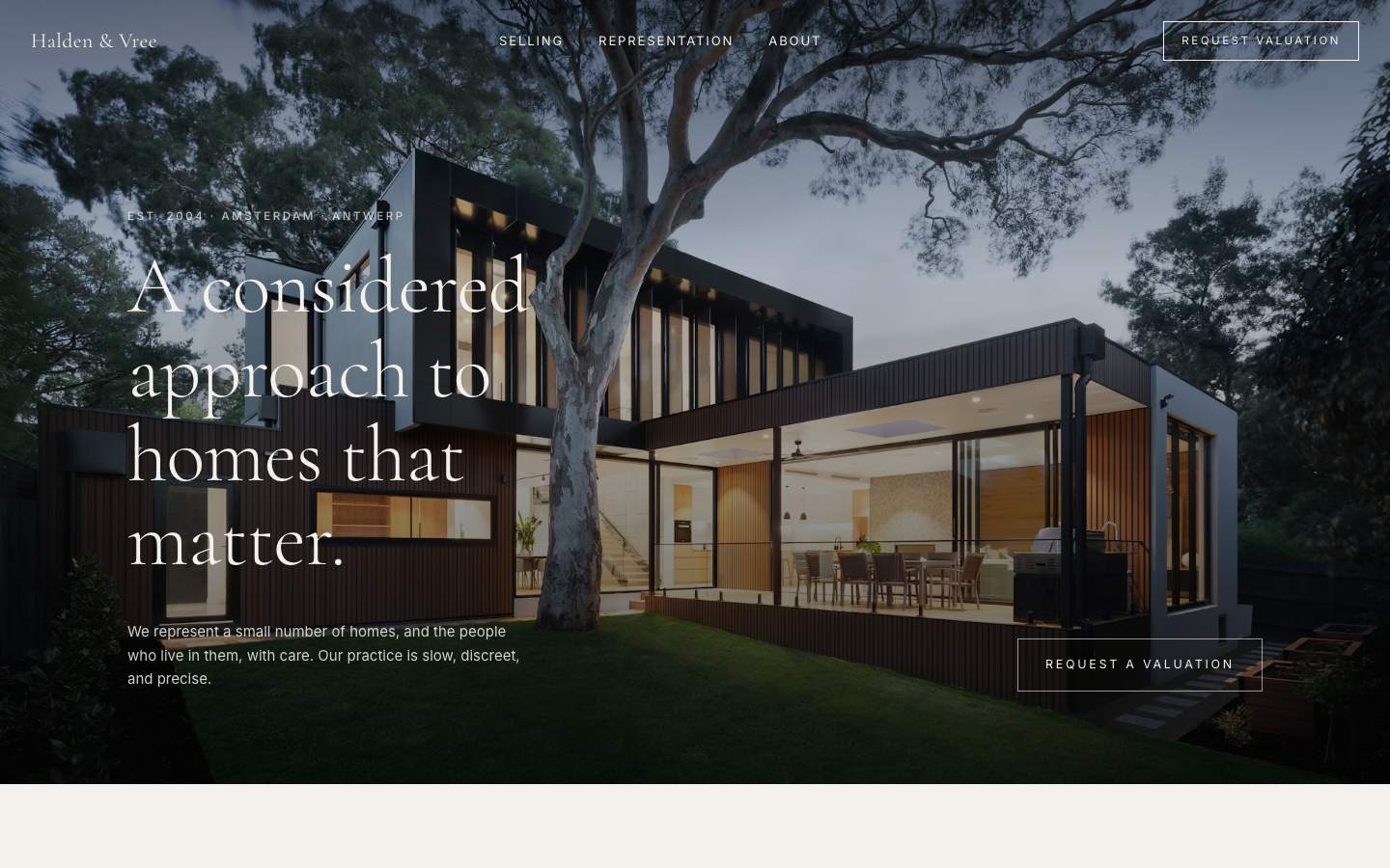 Halden & Vree — design study hero